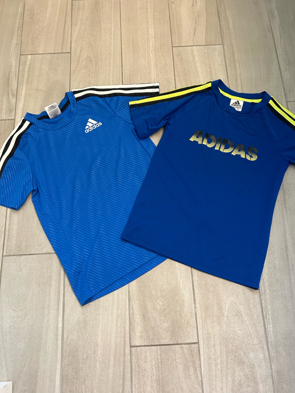 Adidas Boys' Blue Athletic Tees - 2 Pack